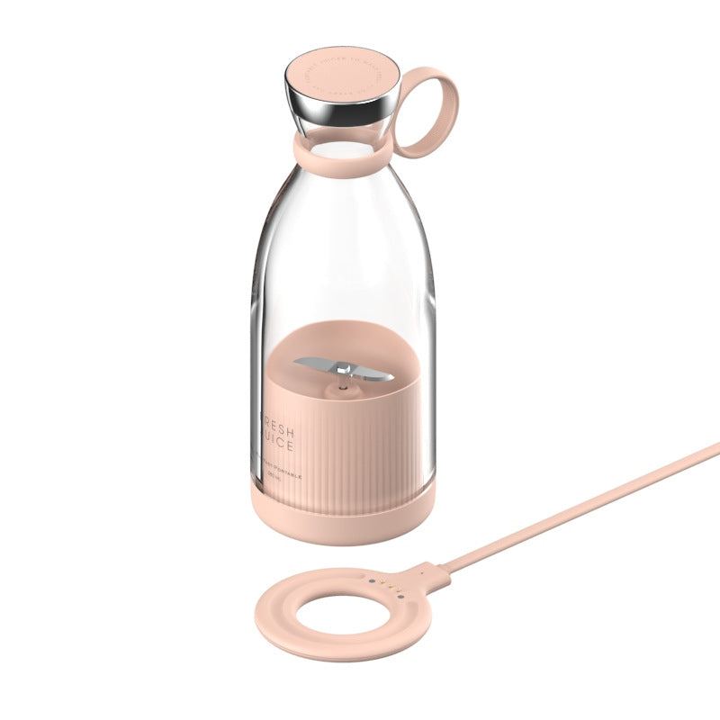 Portable Pink Blender - Quick Clean, Quick Fuel