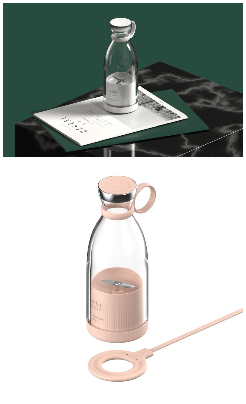 Portable Pink Blender - Quick Clean, Quick Fuel