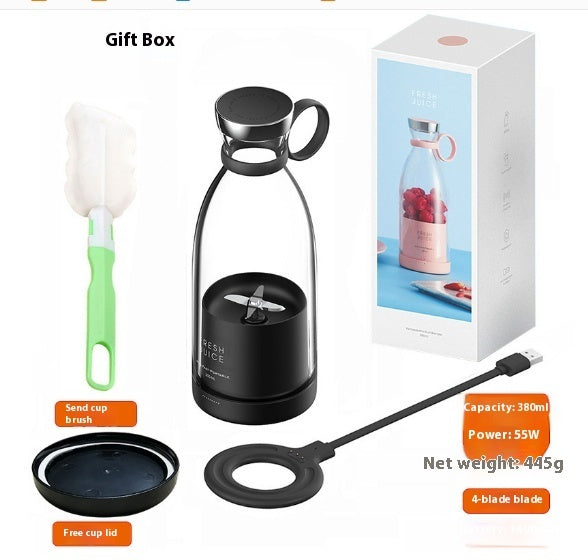 Portable Pink Blender - Quick Clean, Quick Fuel